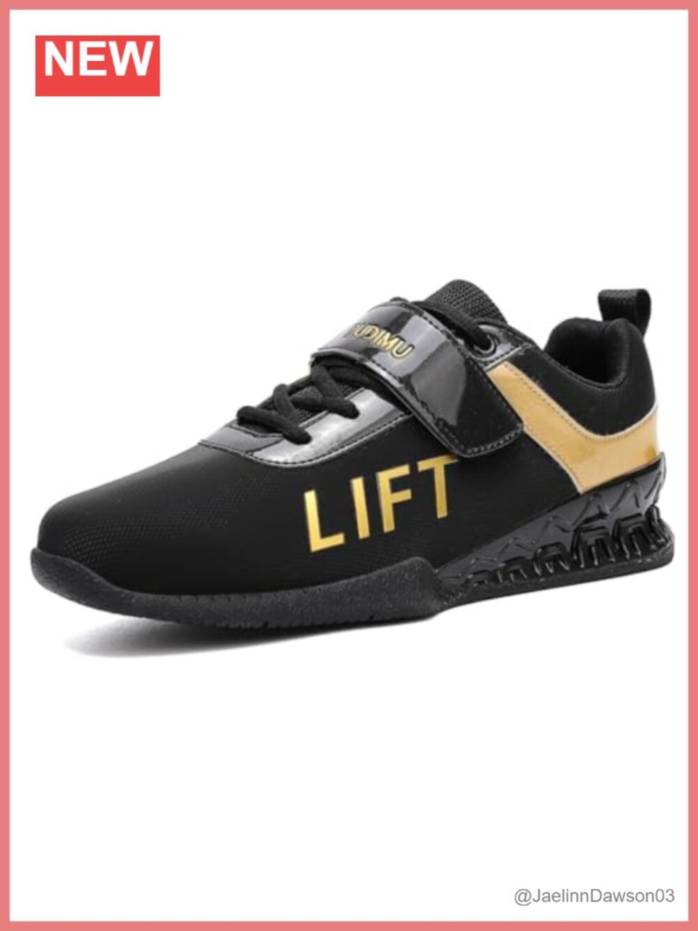 ABXOX Weightlifting Shoes with 1.3" Heel for Squats & Deadlifts, Breathable